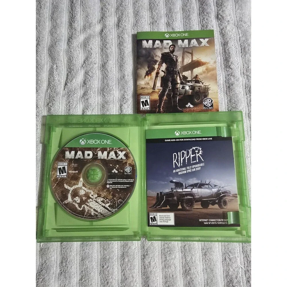 Mad Max Xbox One - Complete w/ Manual TESTED & WORKS